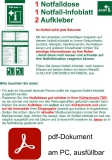 PDF Notfall-Infoblatt zur SOS-Notfalldose, deutsch