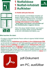 PDF Notfall-Infoblatt zur SOS-Notfalldose, deutsch